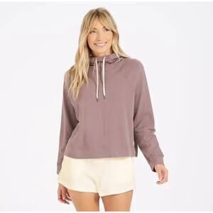 Vuori Mauve Beach Hoodie - terry